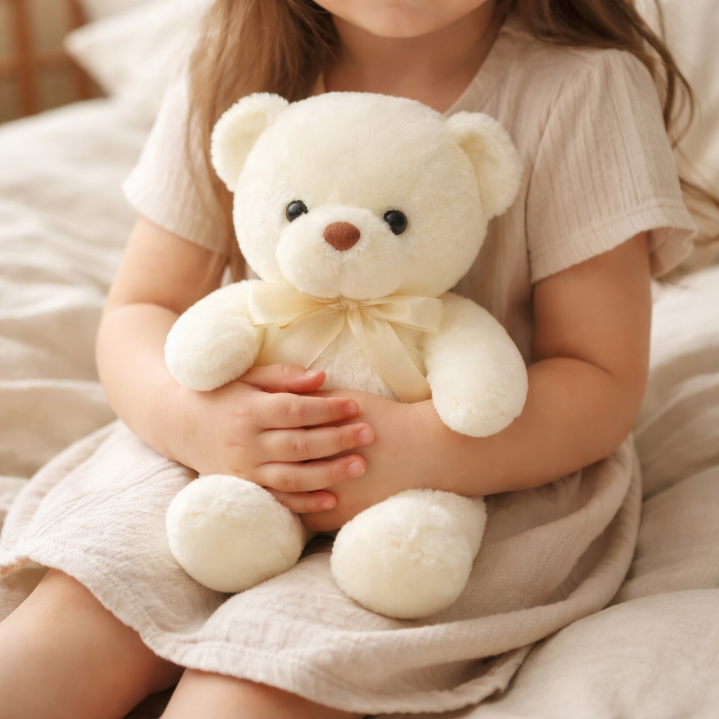 Ours Blanc en Peluche - vue 2