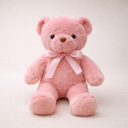 Ours en Peluche Rose - vue 2