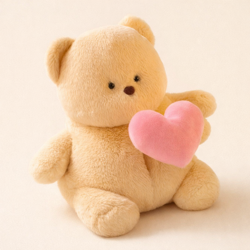 Ours en Peluche Coeur