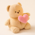 Ours en Peluche Coeur