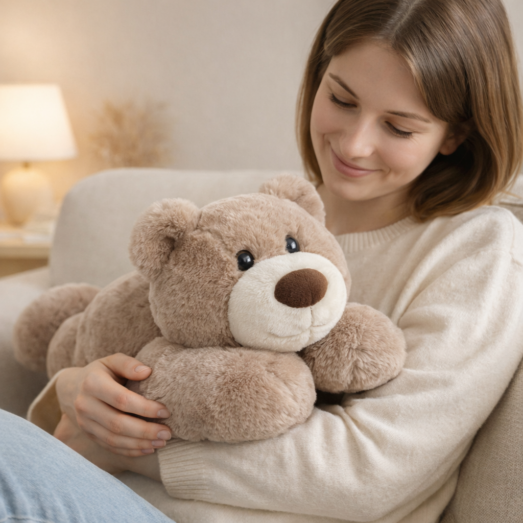 Ours en Peluche Marron Clair - vue 4