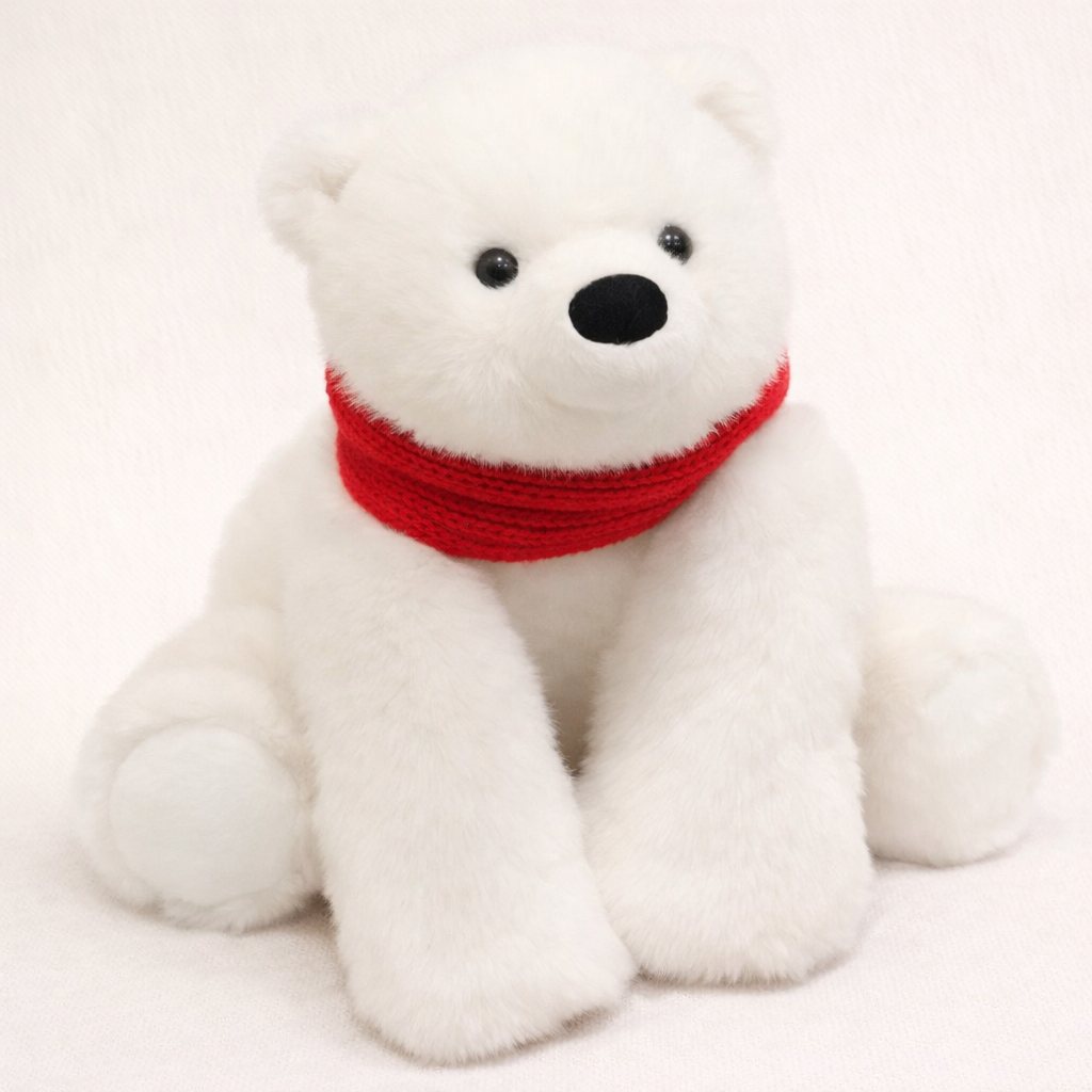 Ours Polaire en Peluche Blanc