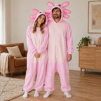 Combinaison pyjama salamandre toute douce — vue de face portée