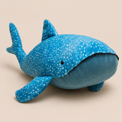 Peluche Baleine Bleu Tacheté