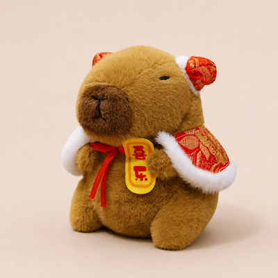 Peluche Capybara Chinois - 25cm