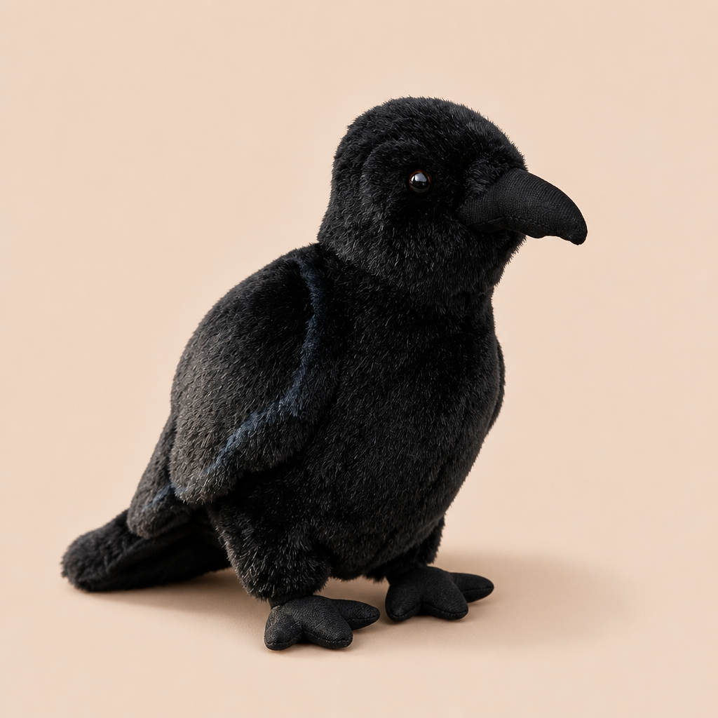 Peluche Corbeau