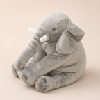 Peluche Éléphant Gris Classique