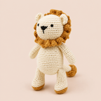 Peluche Lion Crochet - 19 Cm