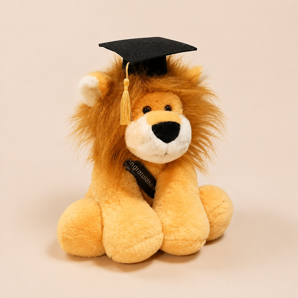 Peluche Lion Écolier