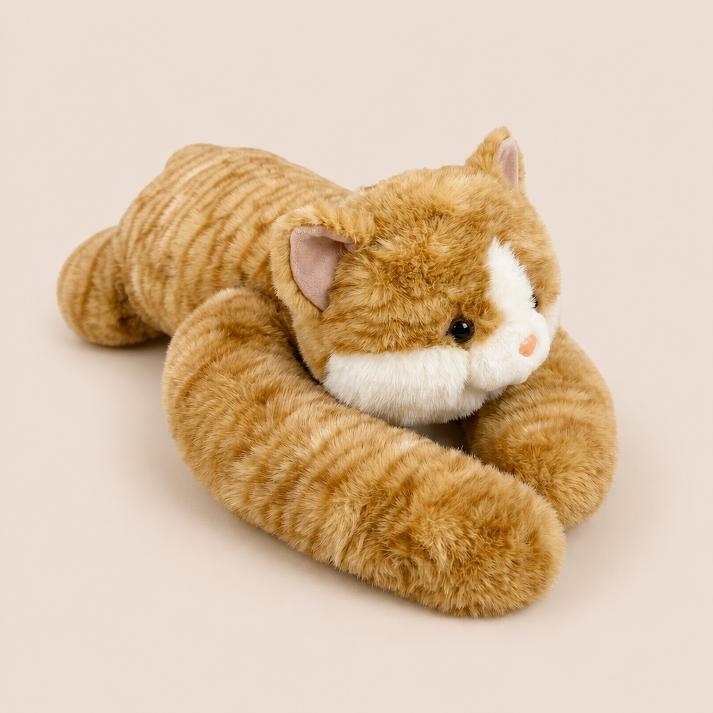 Peluche Lourde Chat Roux