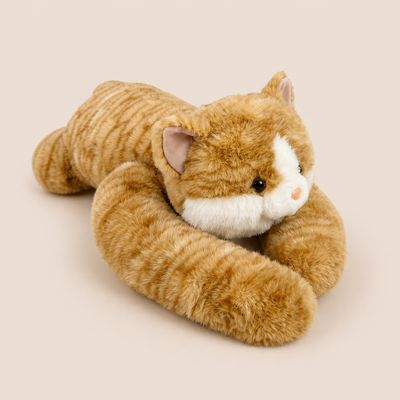 Peluche Lourde Chat Roux