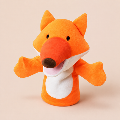 Peluche Marionnette Renard