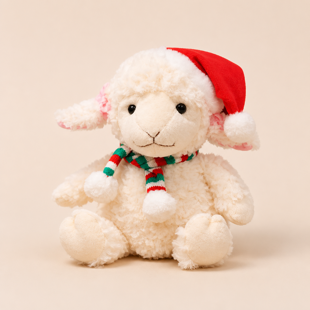 Peluche Mouton de Noël