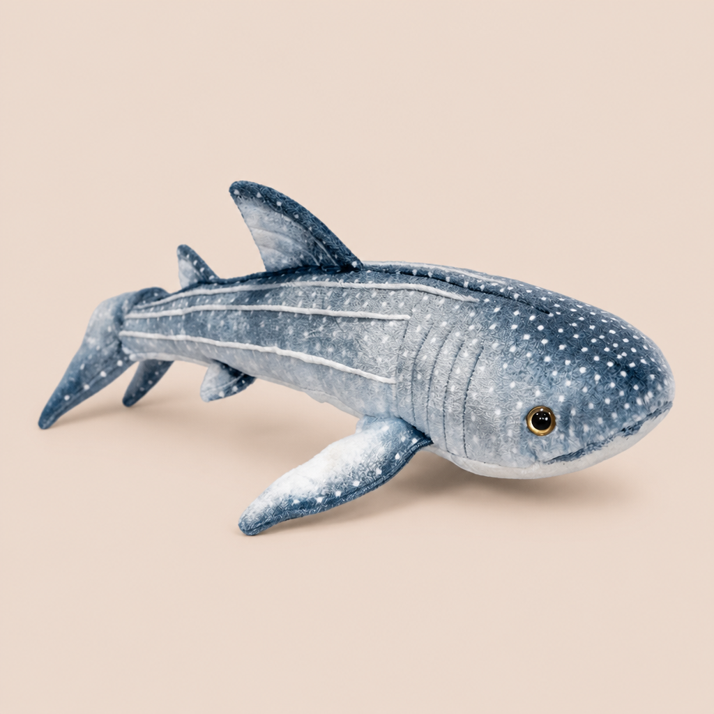 Peluche Requin Baleine Réaliste - 60 Cm