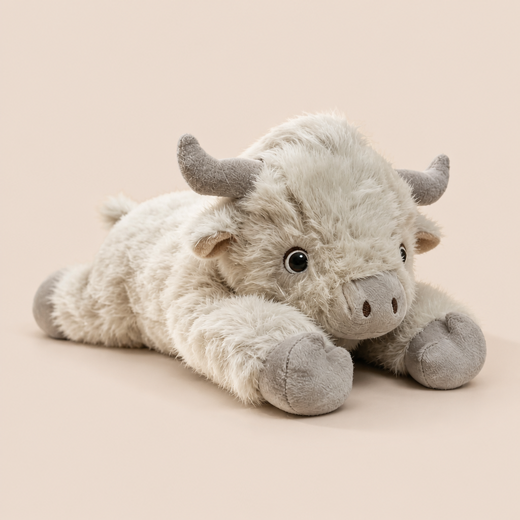 Peluche Vache Grise