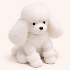 Peluche Caniche Blanc