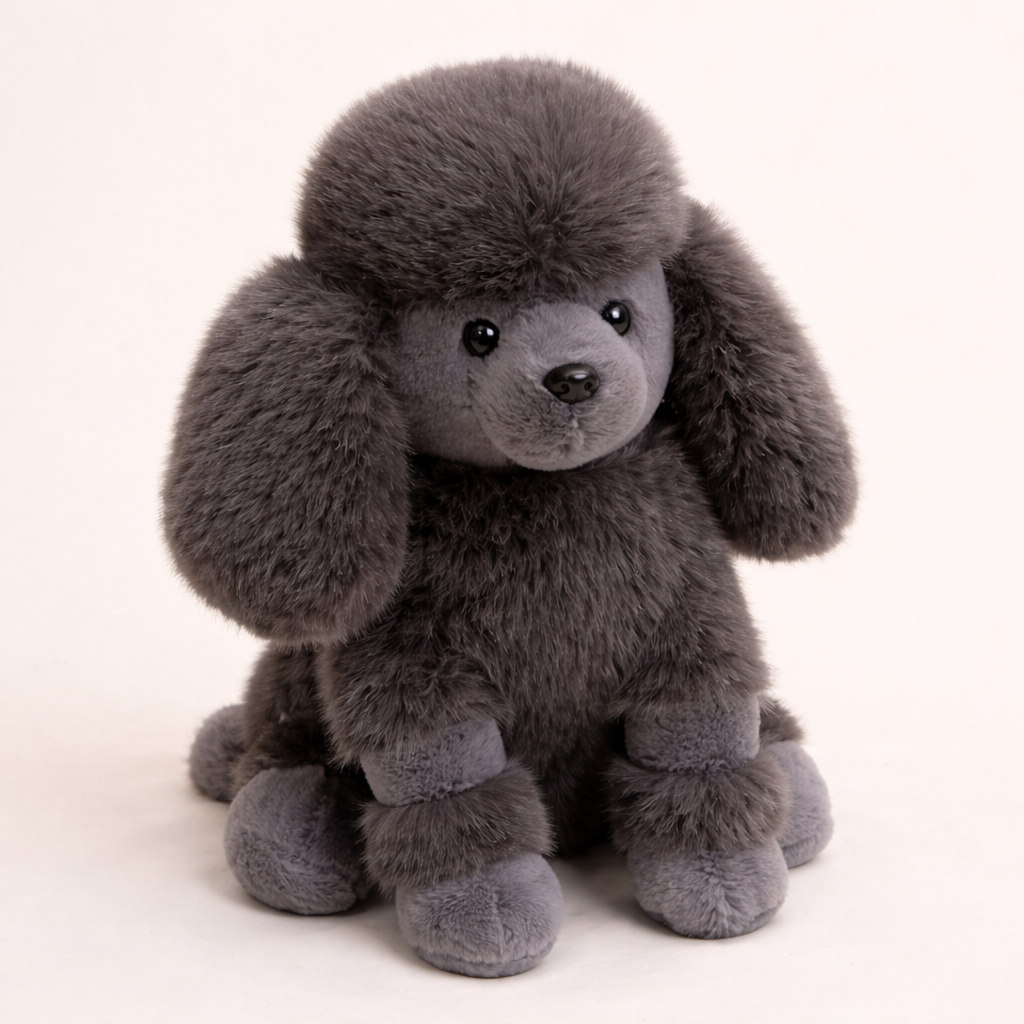 Peluche Caniche Gris