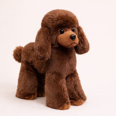 Peluche Caniche Marron