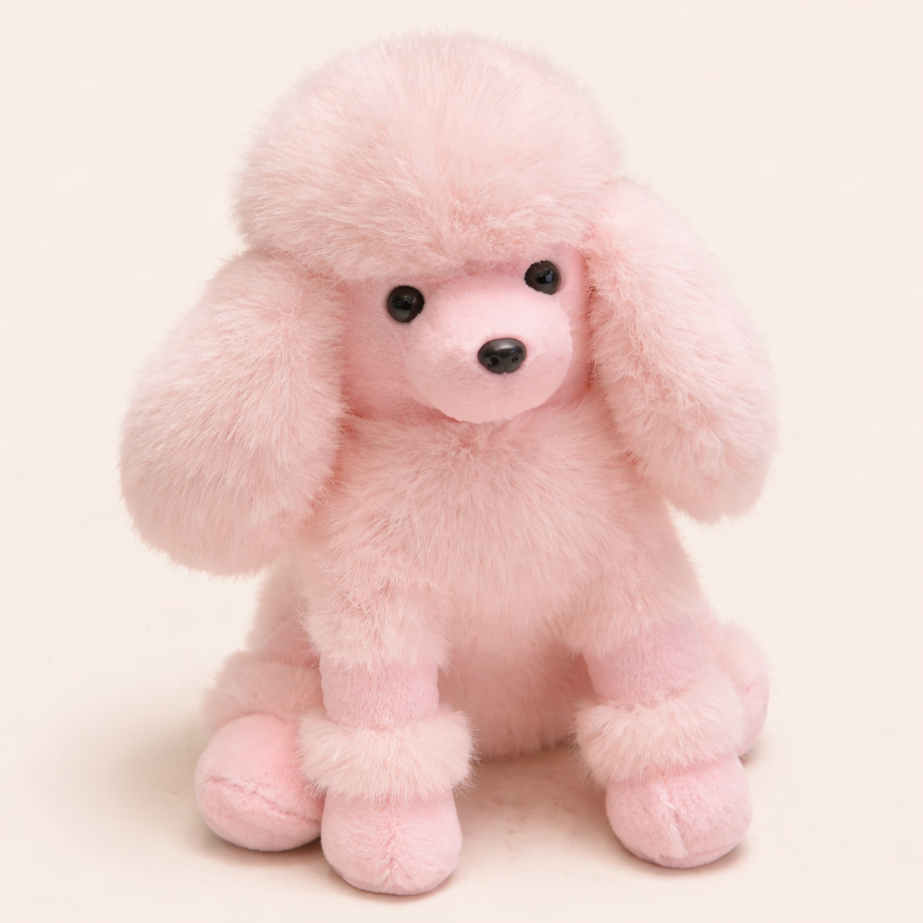 Peluche Caniche Rose