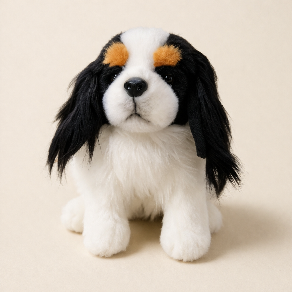 Peluche Cavalier King Charles Tricolore