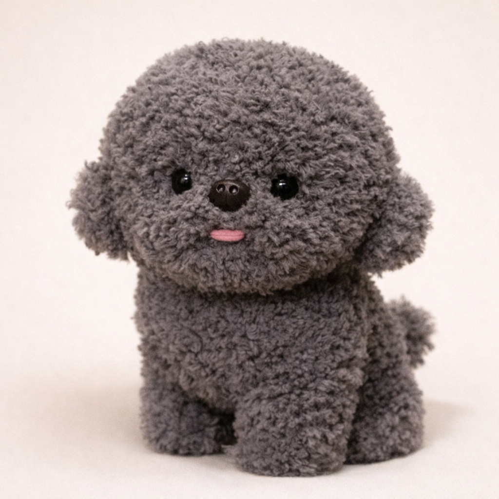 Peluche Chien Bichon