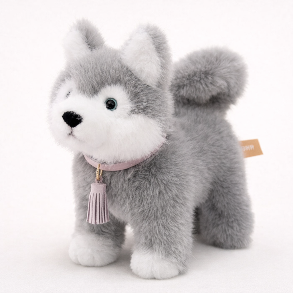 Peluche Chien Gris