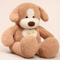 Peluche Chien Marron