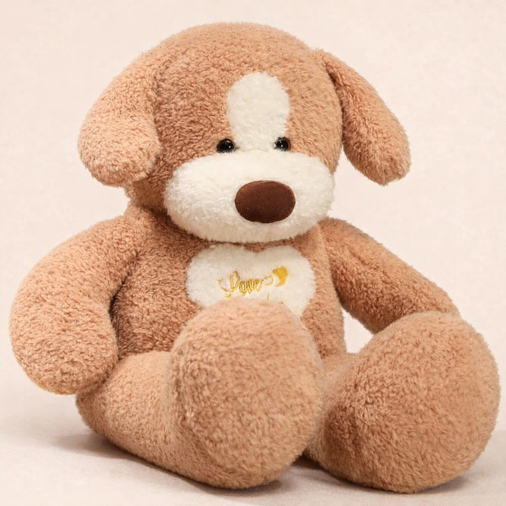 Peluche Chien Marron