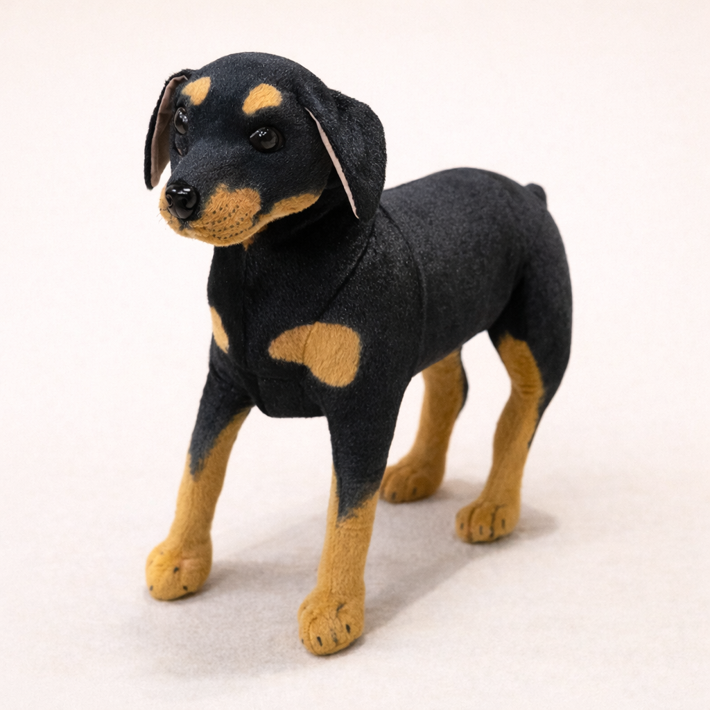 Peluche Chien Noir