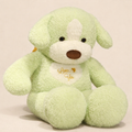 Peluche Chien Vert