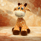 peluche girafe gros yeux
