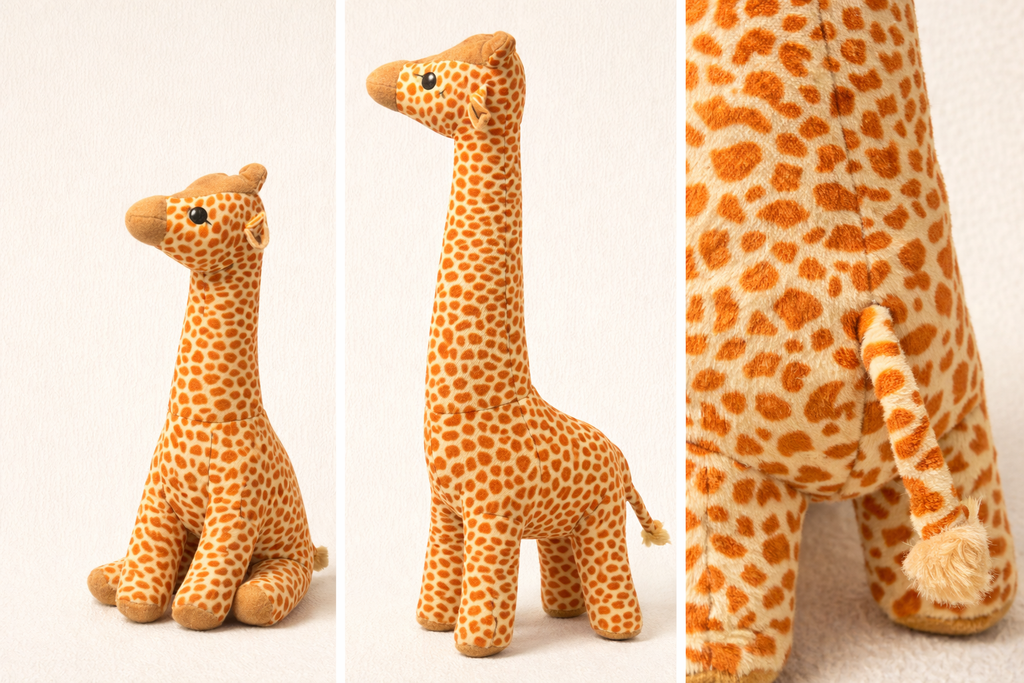Peluche Girafe Orange - vue 3