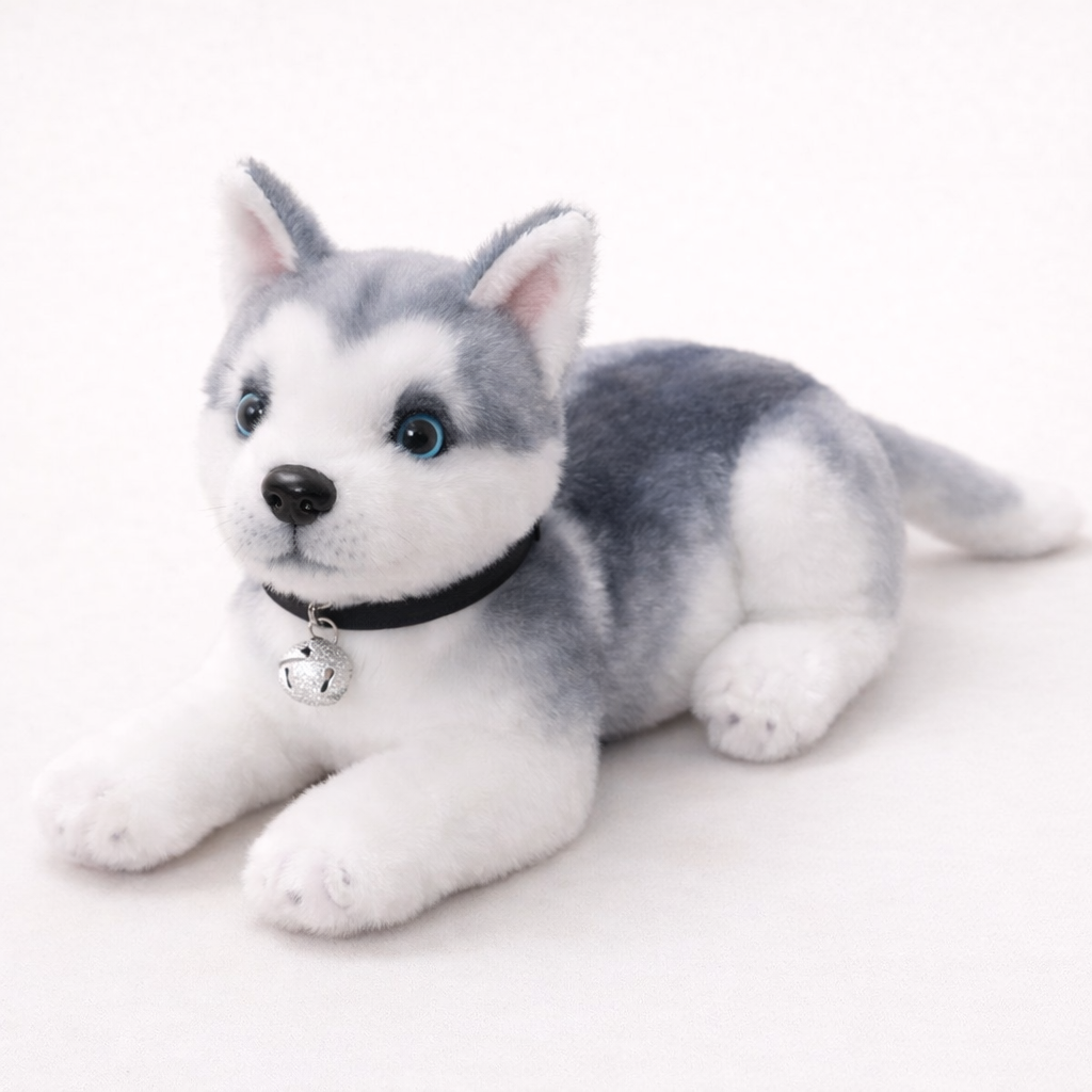 Peluche Husky Pas Cher