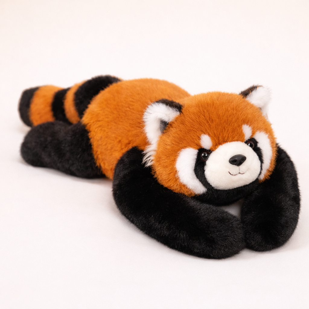 Peluche Lestée Panda Roux