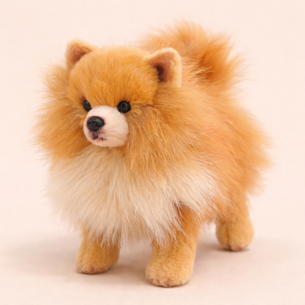 Peluche Loulou de Poméranie