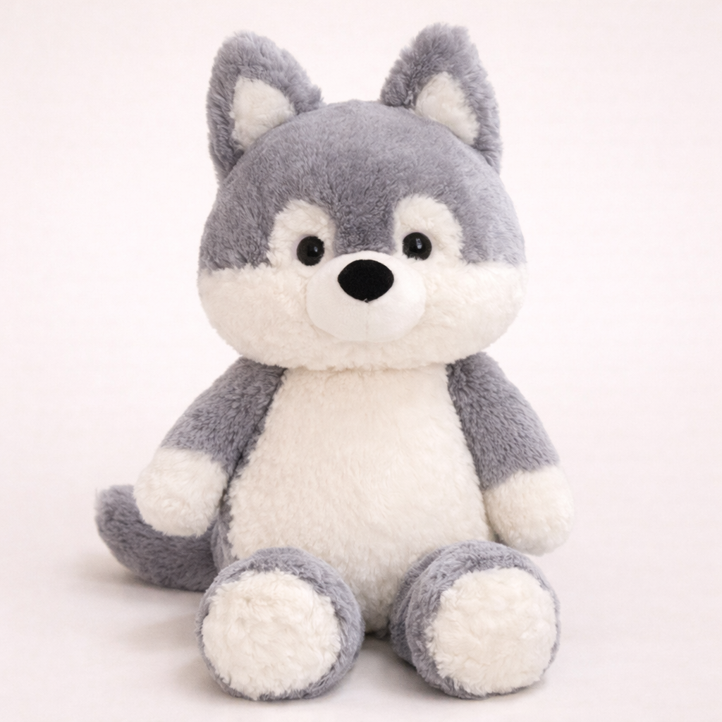 Peluche Loup Gris