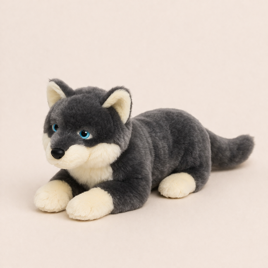 Peluche Loup Realiste