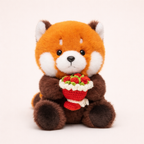 Peluche Panda avec Fleurs