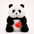 Peluche Panda Coeur