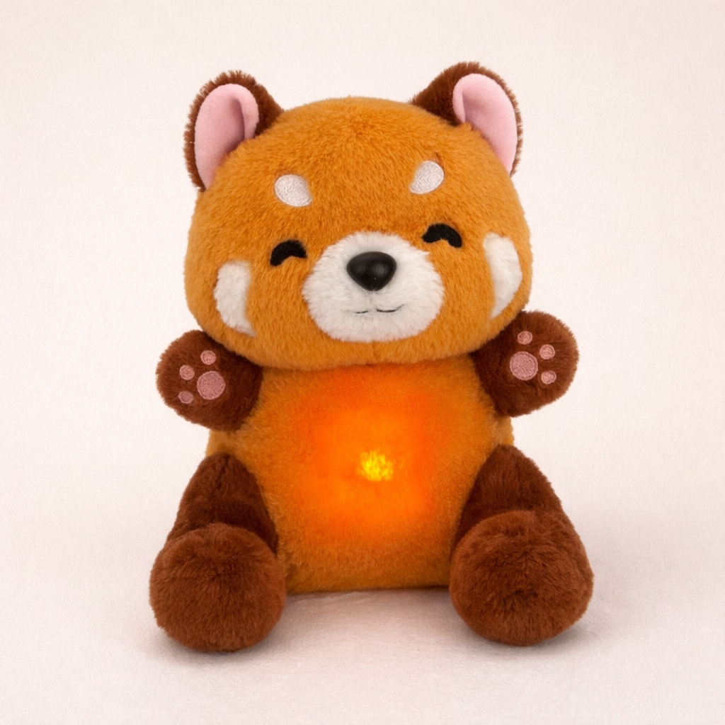 Peluche Panda Roux Qui Respire