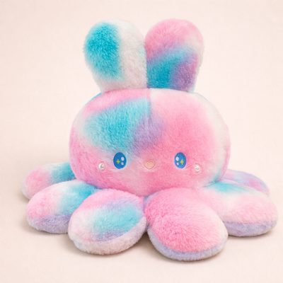Peluche Pieuvre Réversible Mignonne Xxl