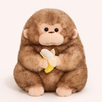 Peluche Singe avec Banane