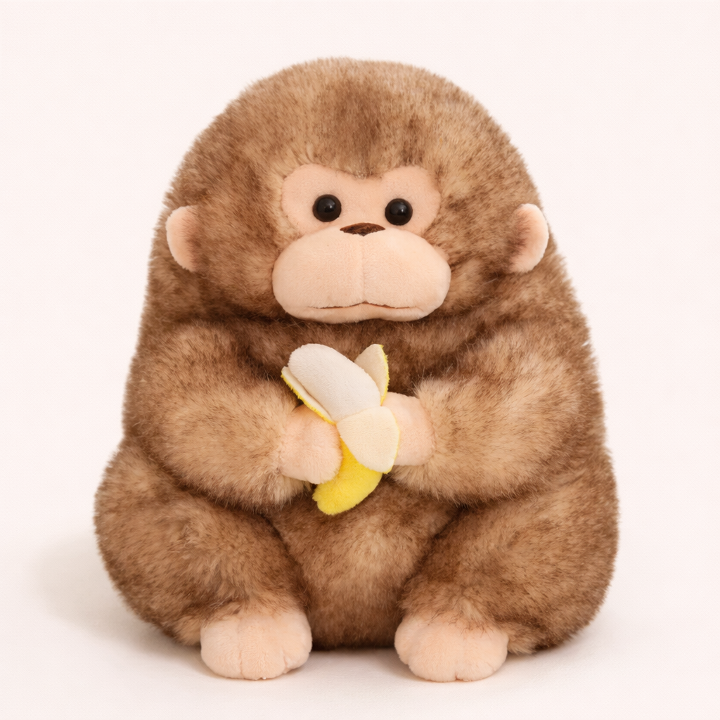 Peluche Singe avec Banane