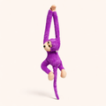 Peluche Singe Violet