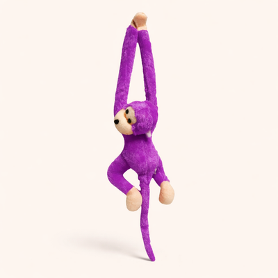 Peluche Singe Violet