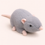 Peluche Souris Grise