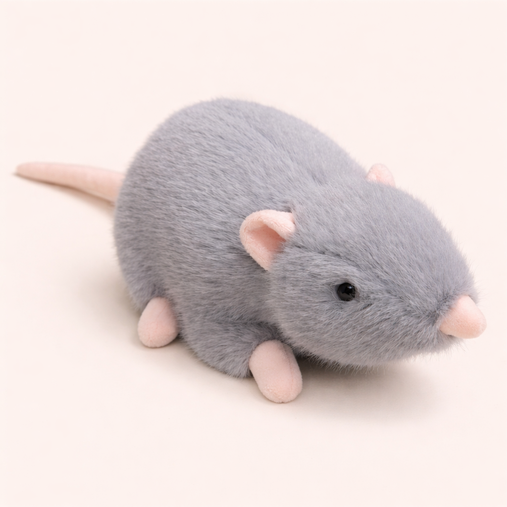 Peluche Souris Grise