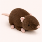 Peluche Souris Marron