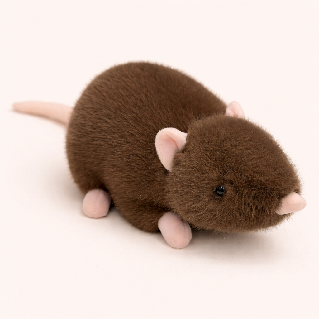 Peluche Souris Marron