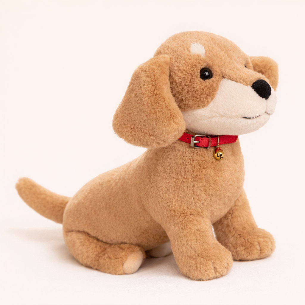 Peluche Teckel Marron